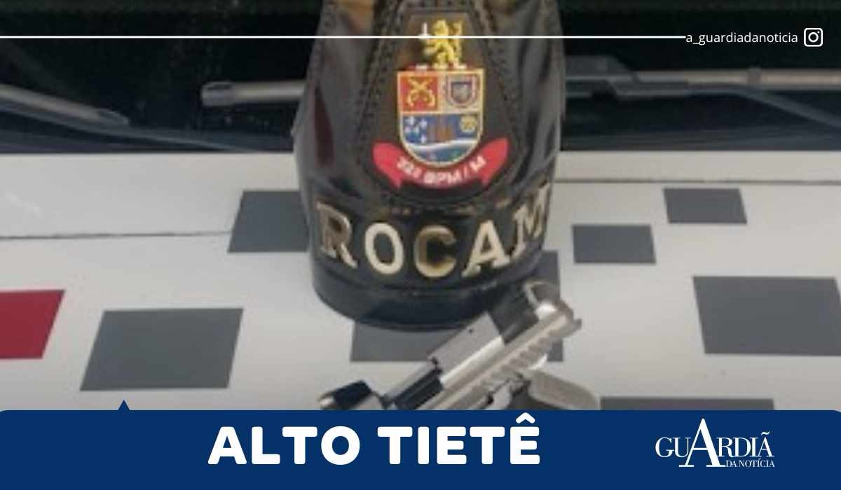 Polícia Militar do Alto Tietê prende homem armado em operação, reforçando a segurança na região