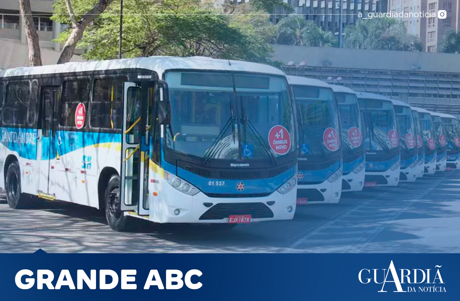 SANTO ANDRÉ RECEBE MAIS 20 ÔNIBUS NOVOS COM CHASSIS VOLKSWAGEN